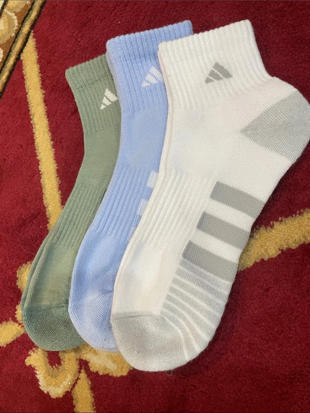 adidas Low-Cut Three Pairs Athletic Sock Pack , plus RBX pair .